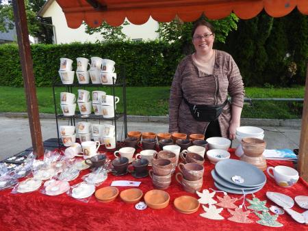 Obiskovalci so lahko kupili različne keramične izdelke_